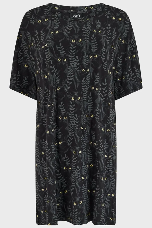 Women Loungewear Killstar Familiar Woods TShirt Dress
