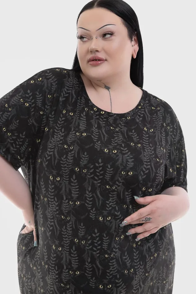 Women Loungewear Killstar Familiar Woods TShirt Dress