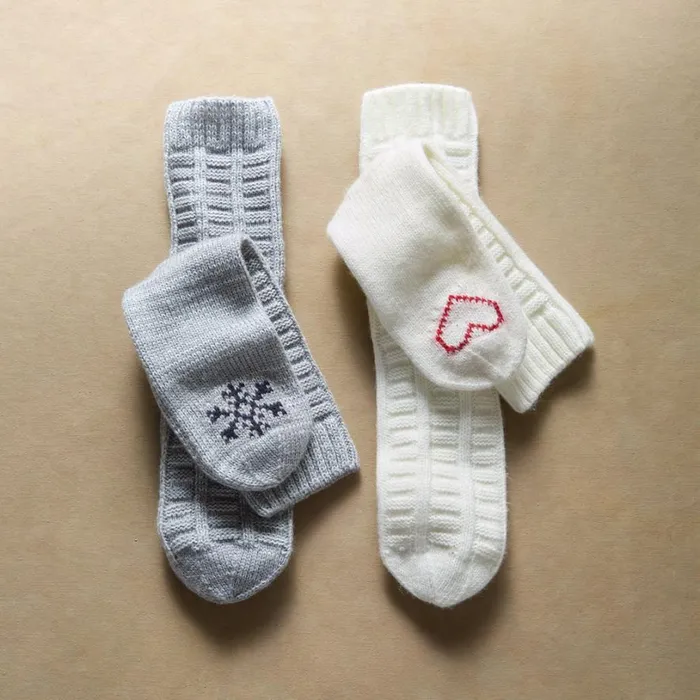 Women Love And Snow Socks Multi Sundance Catalog Slippers and Socks