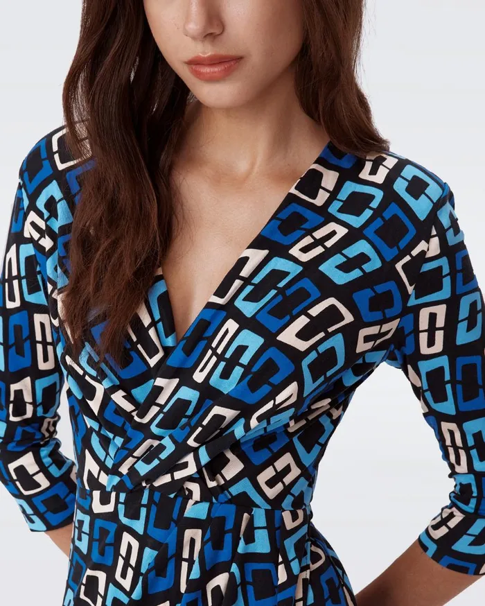 Women Malisa Dress Chain Dream Blue DVF Dresses