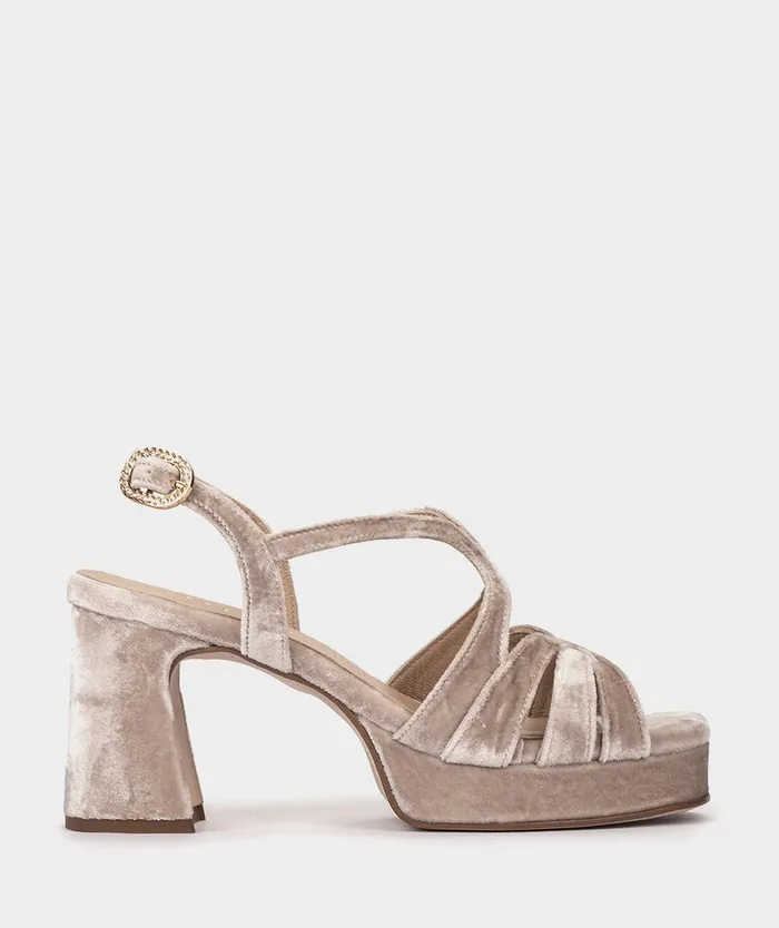 Women Manaus Grey 8211 Heeled Sandals Pedro Miralles