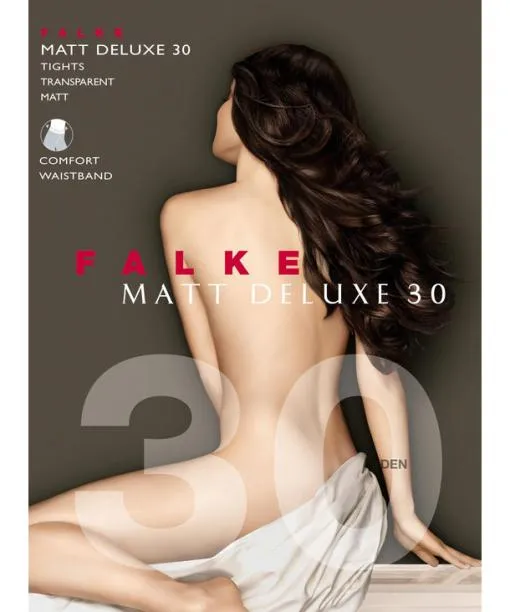Women Matt Deluxe 30 DEN Women Tights Coffee FALKE Tights and Leggings