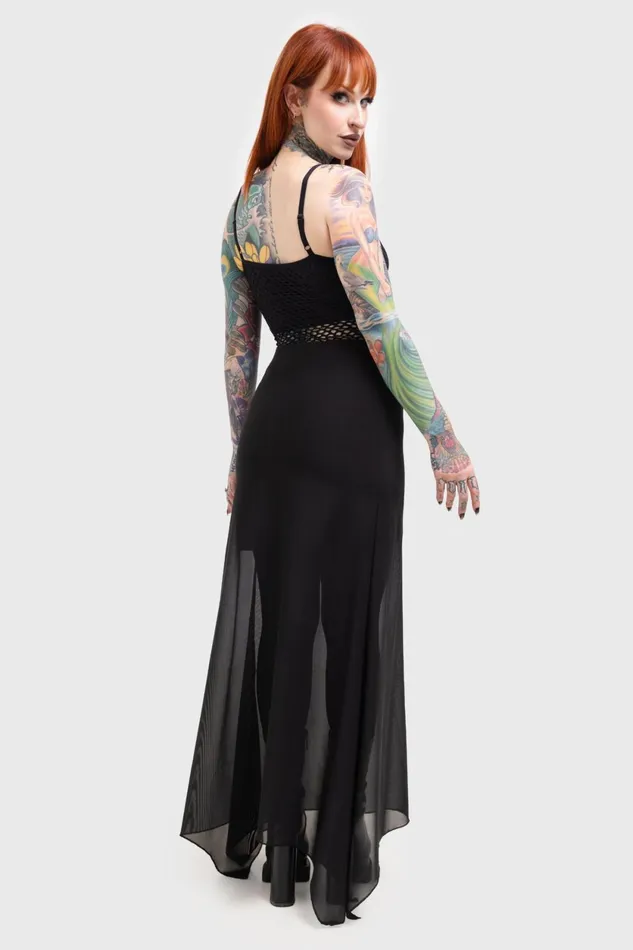 Women Maxi Skirts Killstar Death Star Maxi Skirt