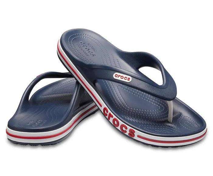 WomenMen Bayaband Flip Navy Pepper Crocs Sandals