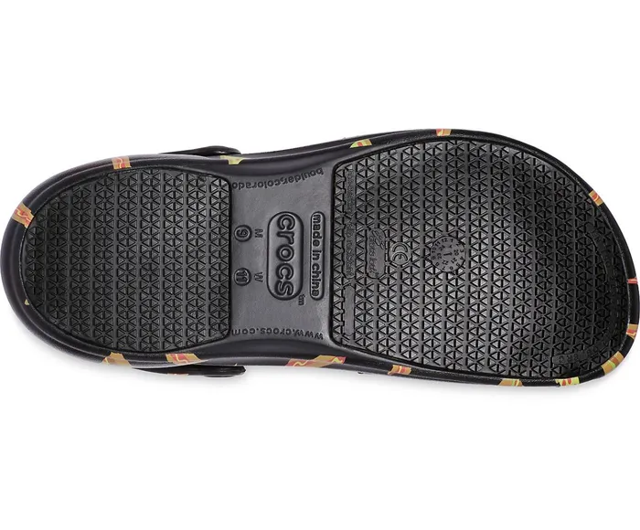WomenMen Bistro Graphic Clog Multi Black Black Crocs Clogs