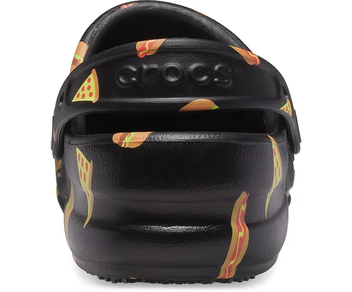 WomenMen Bistro Graphic Clog Multi Black Black Crocs Clogs
