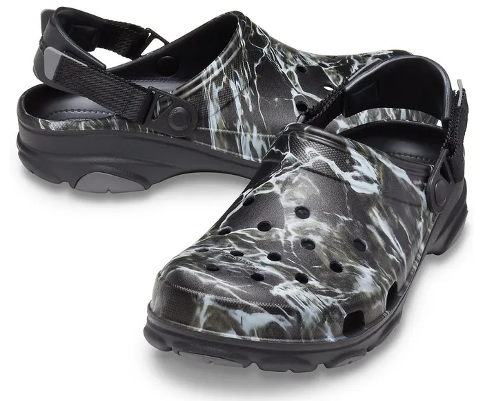 WomenMen Classic AllTerrain Mossy Oak Elements Clog Black Crocs Clogs