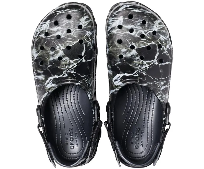 WomenMen Classic AllTerrain Mossy Oak Elements Clog Black Crocs Clogs