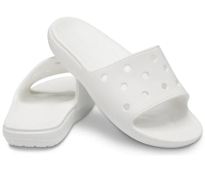 WomenMen Classic Crocs Slide White Crocs Sandals