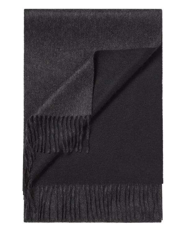 WomenMen Unisex Doubleface Woven Cashmere ScarfIn Black Black NPeal Cashmere Scarves WomenMen Unisex Doubleface Woven Cashmere ScarfIn Black Black NPeal Cashmere Scarves