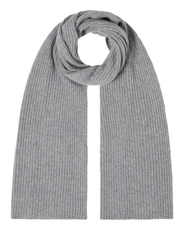 WomenMen Unisex Short Ribbed Cashmere ScarfIn Flannel Grey Flannel Grey NPeal Cashmere Scarves WomenMen Unisex Short Ribbed Cashmere ScarfIn Flannel Grey Flannel Grey NPeal Cashmere Scarves