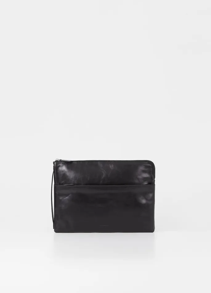 WomenMen Vagabond Bags LORETO BAG Black Leather