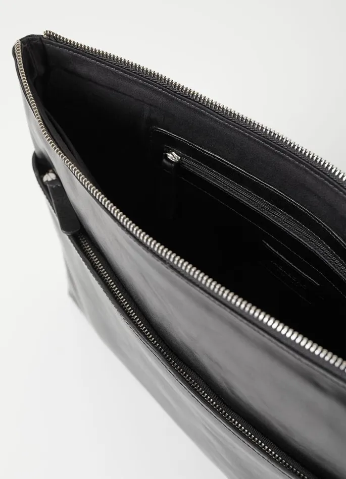 WomenMen Vagabond Bags LORETO BAG Black Leather