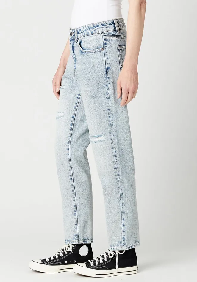Women Mid Rise Relaxed Madison Boyfriend Jeans Indigo Buffalo David Bitton Boyfriend Madison