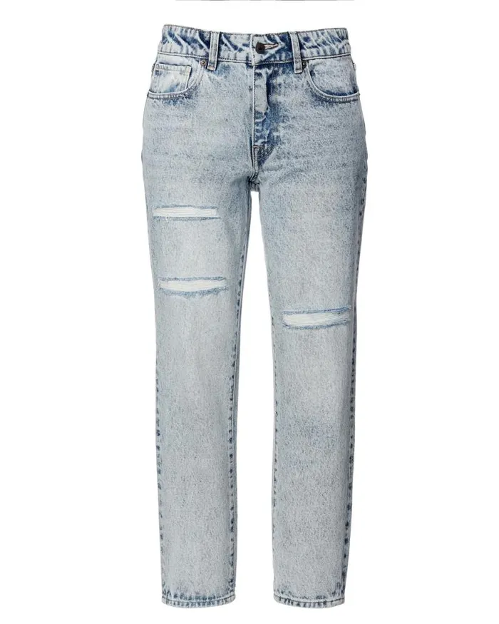 Women Mid Rise Relaxed Madison Boyfriend Jeans Indigo Buffalo David Bitton Boyfriend Madison
