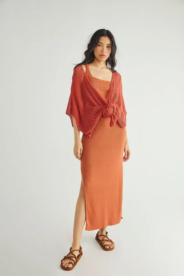 Women Midi Dresses Free People Encinitas Sweater Set Sienna