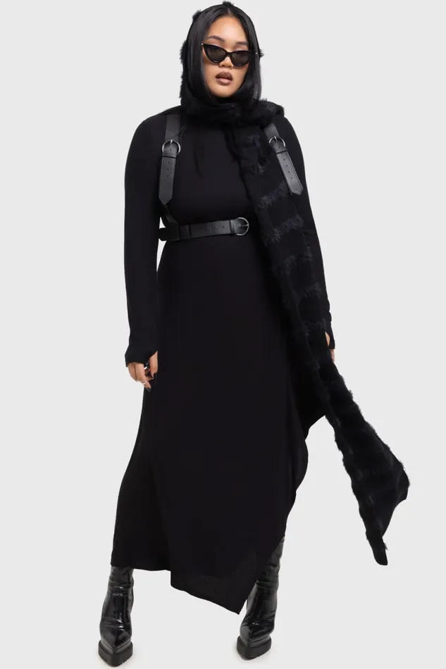 Women Midi Killstar Dark Presence Dress