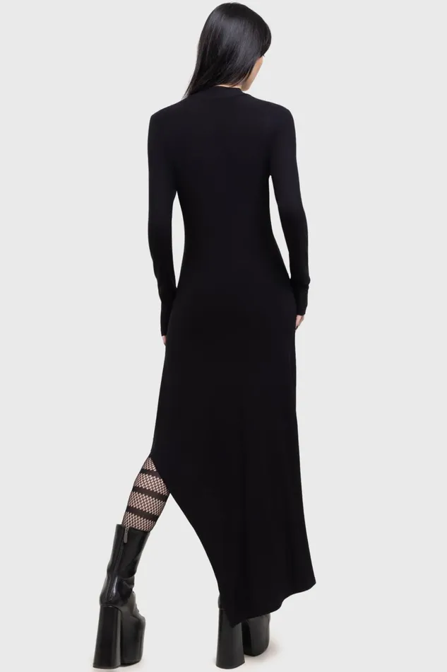 Women Midi Killstar Dark Presence Dress