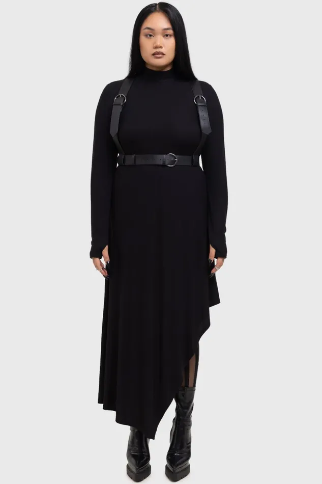 Women Midi Killstar Dark Presence Dress