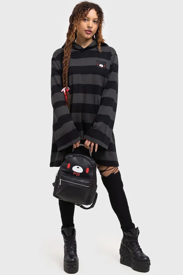Women Mini Killstar Harajuku Hooded Dress