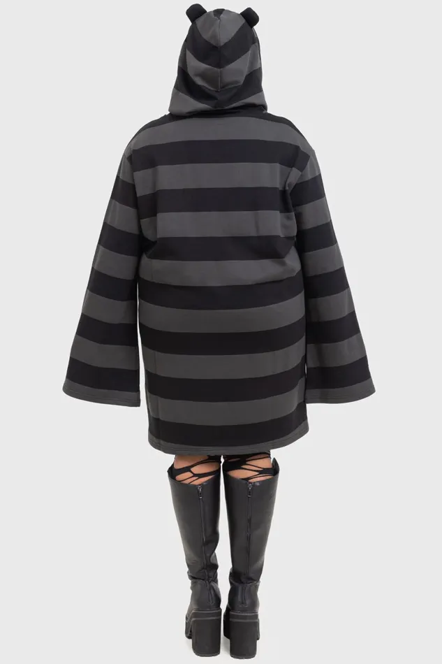 Women Mini Killstar Harajuku Hooded Dress
