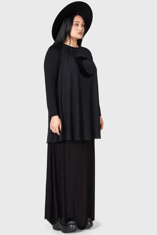 Women Mini Killstar Lunar Apex Raglan Dress