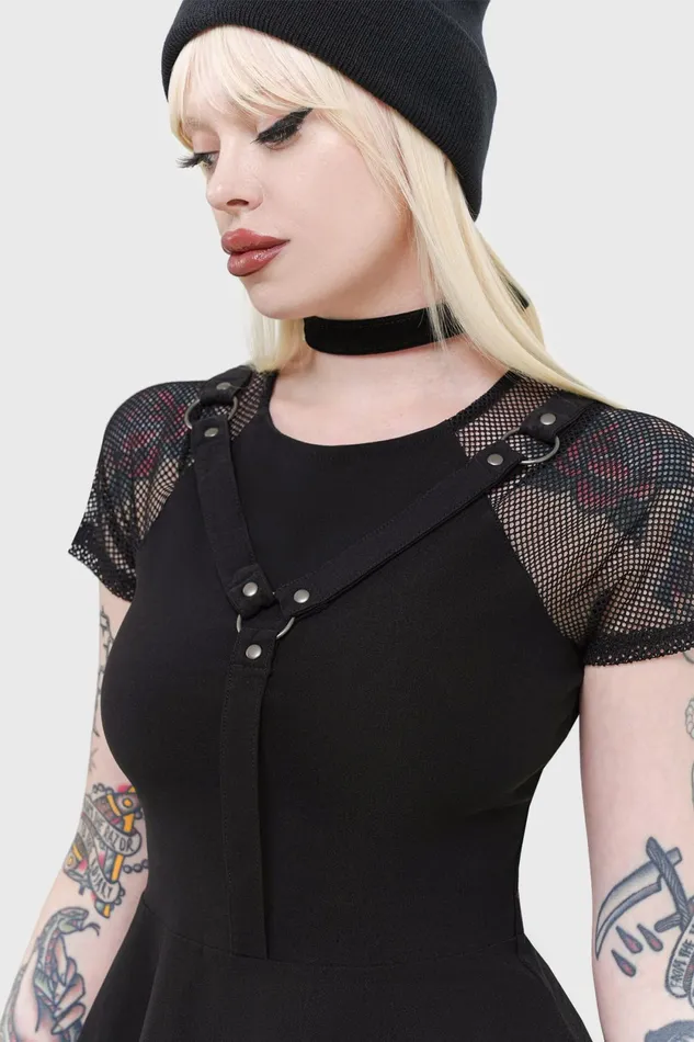 Women Mini Killstar Night Dusk Dress