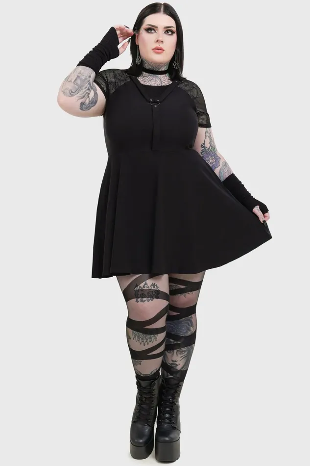 Women Mini Killstar Night Dusk Dress