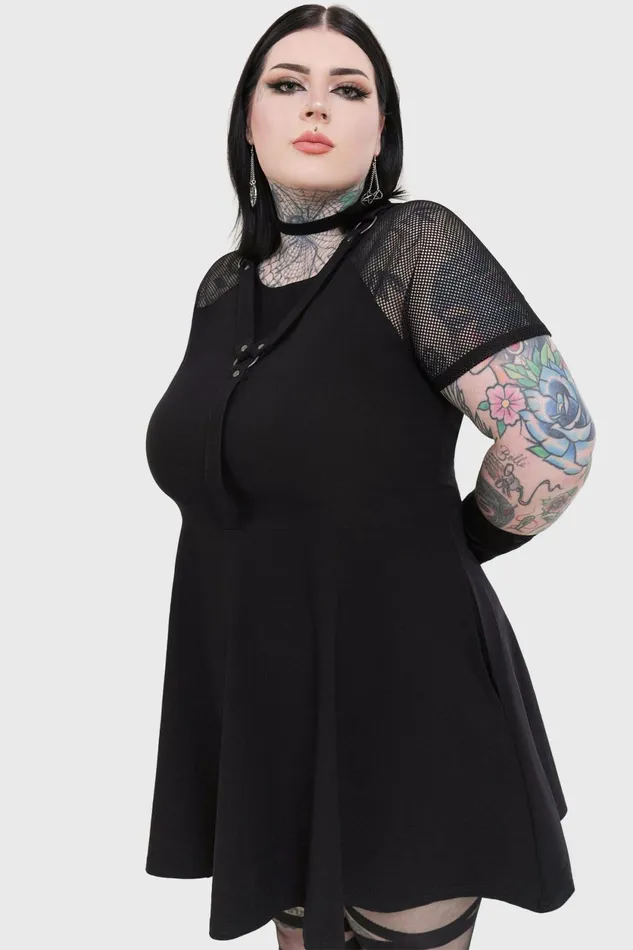 Women Mini Killstar Night Dusk Dress