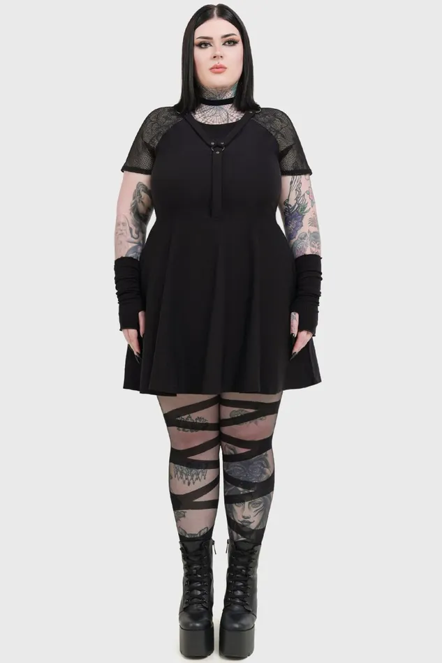 Women Mini Killstar Night Dusk Dress