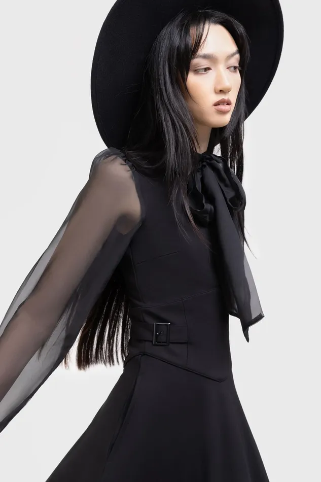 Women Mini Killstar Somber Shadow Dress