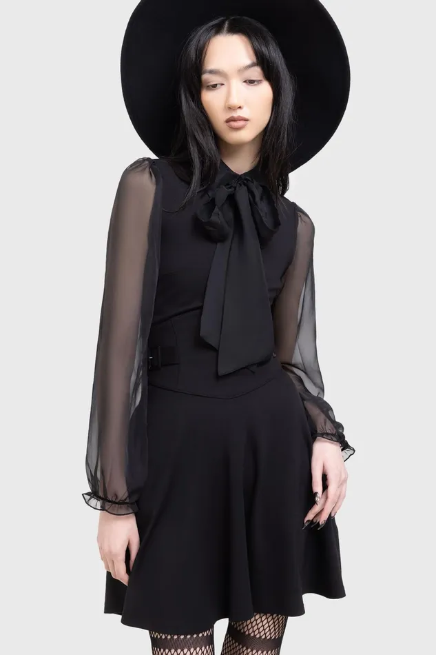 Women Mini Killstar Somber Shadow Dress