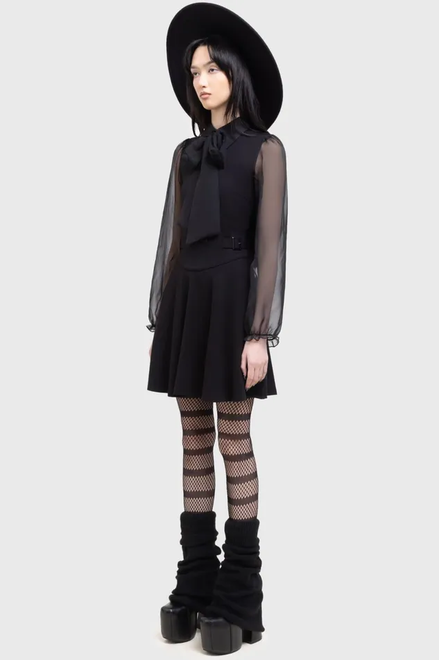 Women Mini Killstar Somber Shadow Dress