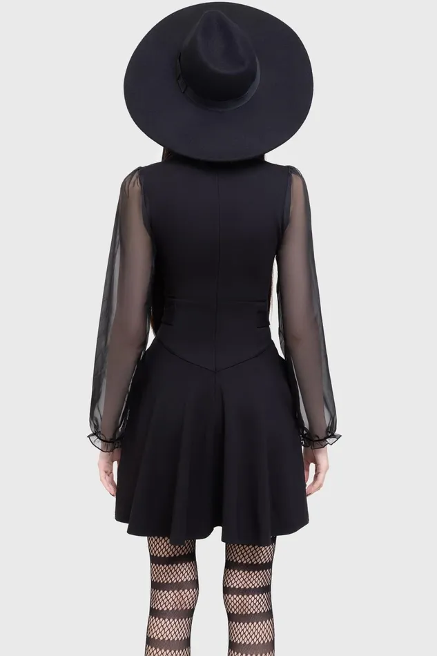Women Mini Killstar Somber Shadow Dress