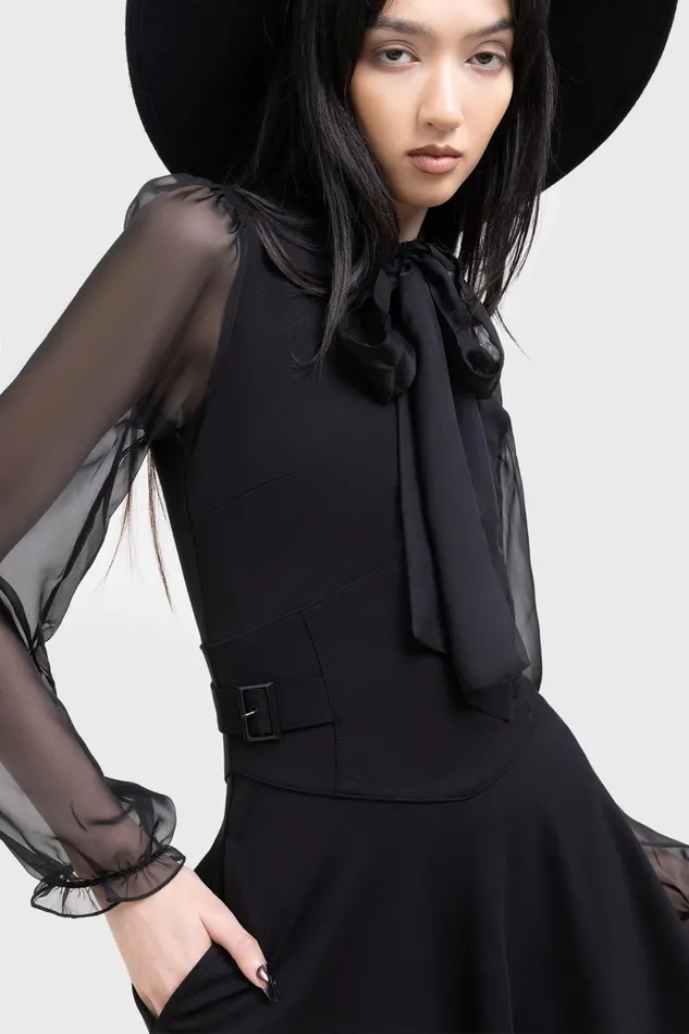Women Mini Killstar Somber Shadow Dress