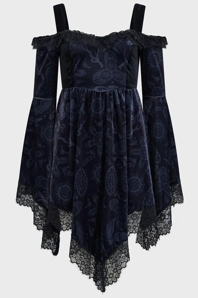 Women Mini Killstar Temptation Bardot Dress