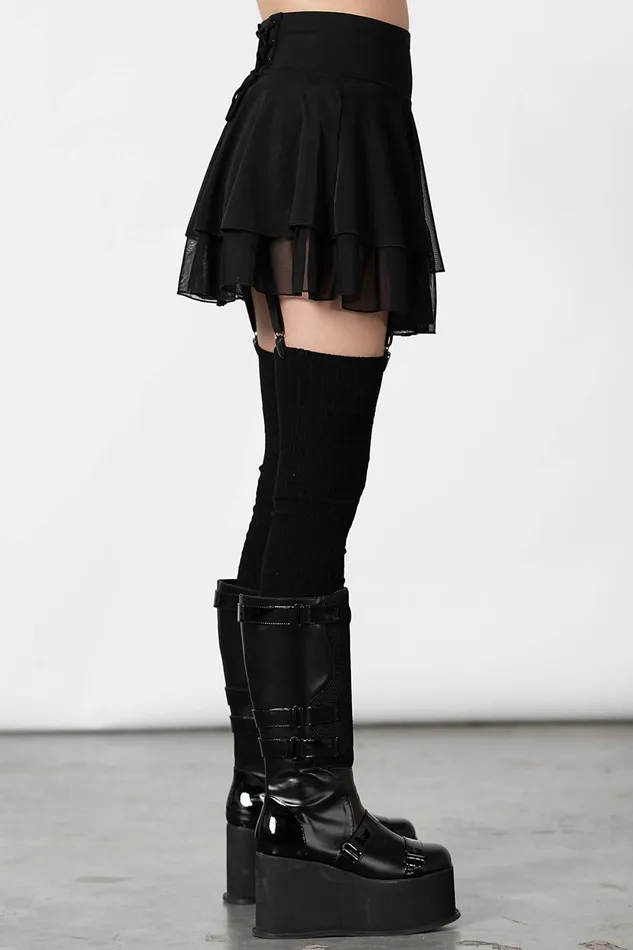 Women Mini Skirts Killstar Yasumi Mesh Skirt