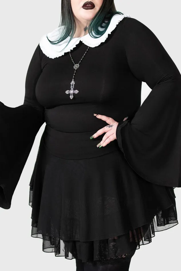 Women Mini Skirts Killstar Yasumi Mesh Skirt