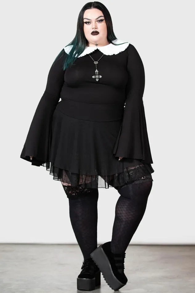 Women Mini Skirts Killstar Yasumi Mesh Skirt