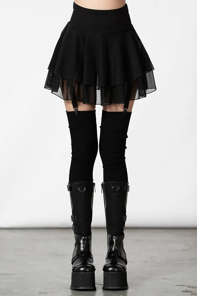 Women Mini Skirts Killstar Yasumi Mesh Skirt