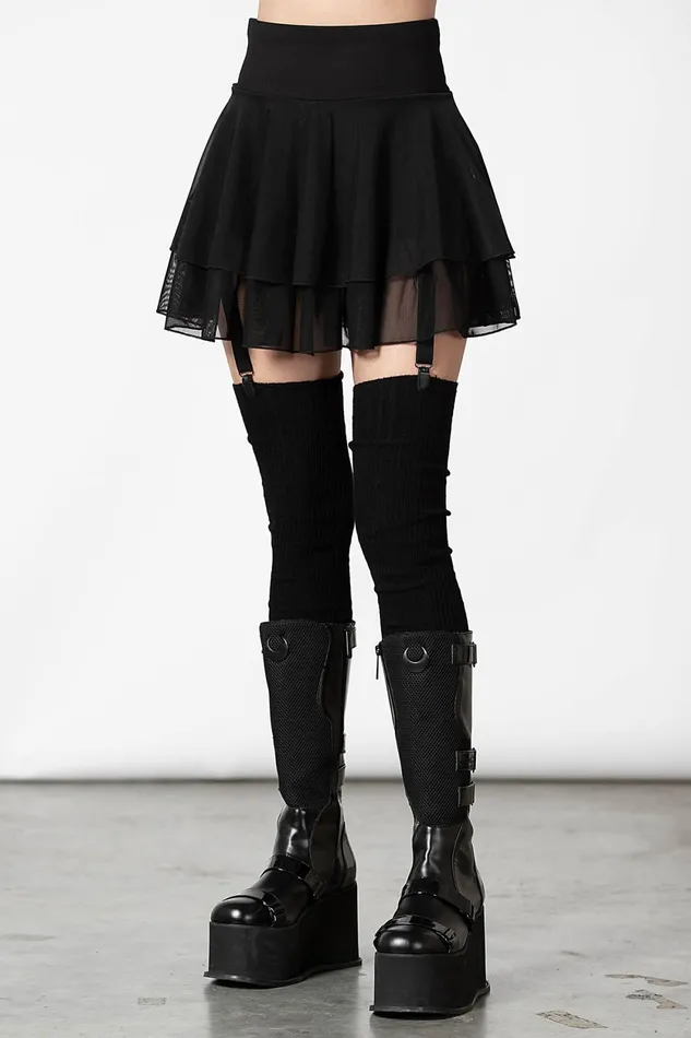 Women Mini Skirts Killstar Yasumi Mesh Skirt