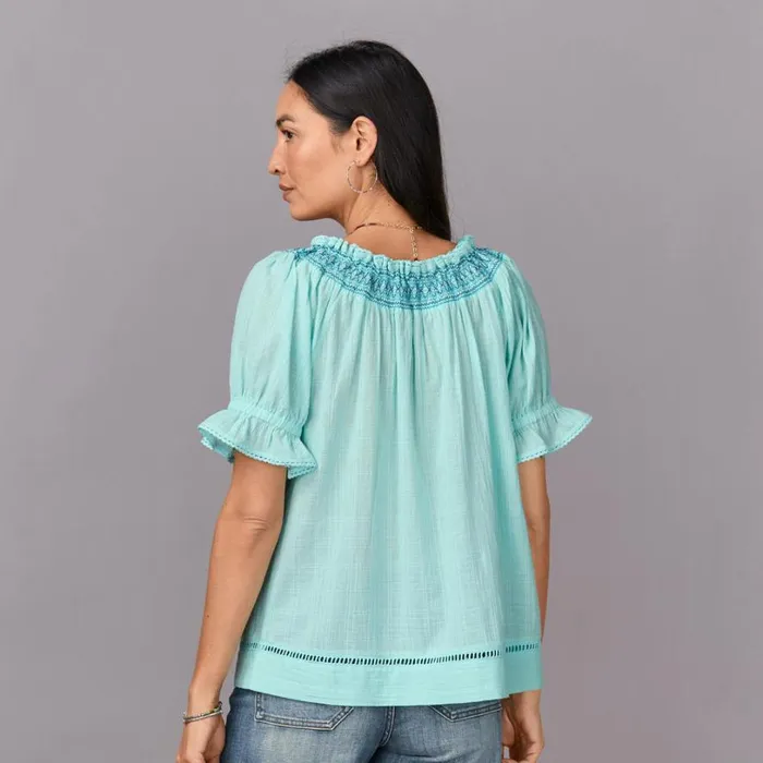 Women Morgan Easy Top Soft Turq Sundance Catalog Tops Women Morgan Easy Top Soft Turq Sundance Catalog Tops