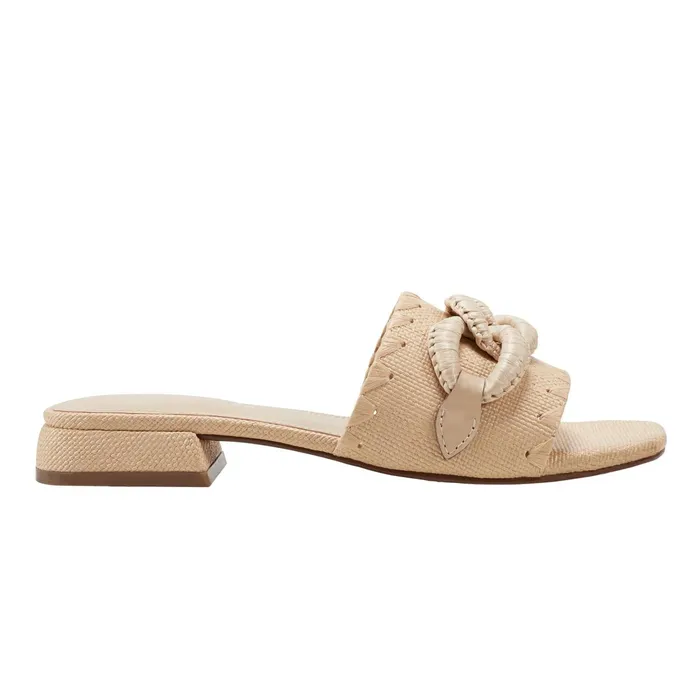 Women Myami Slide Sandal Light Natural Marc Fisher Mules and Slides