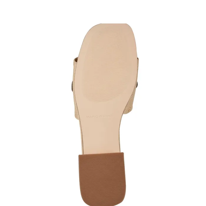 Women Myami Slide Sandal Light Natural Marc Fisher Mules and Slides