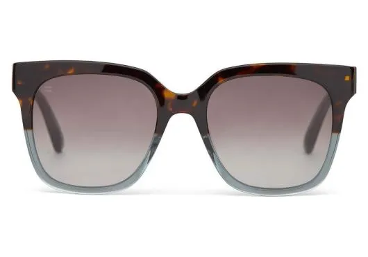 Women Natasha Tortoise Ocean Grey Fadedark Grey Gradient TOMS Sunglasses