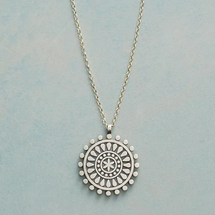 Women New Beginnings Mandala Necklace Sundance Catalog Necklaces