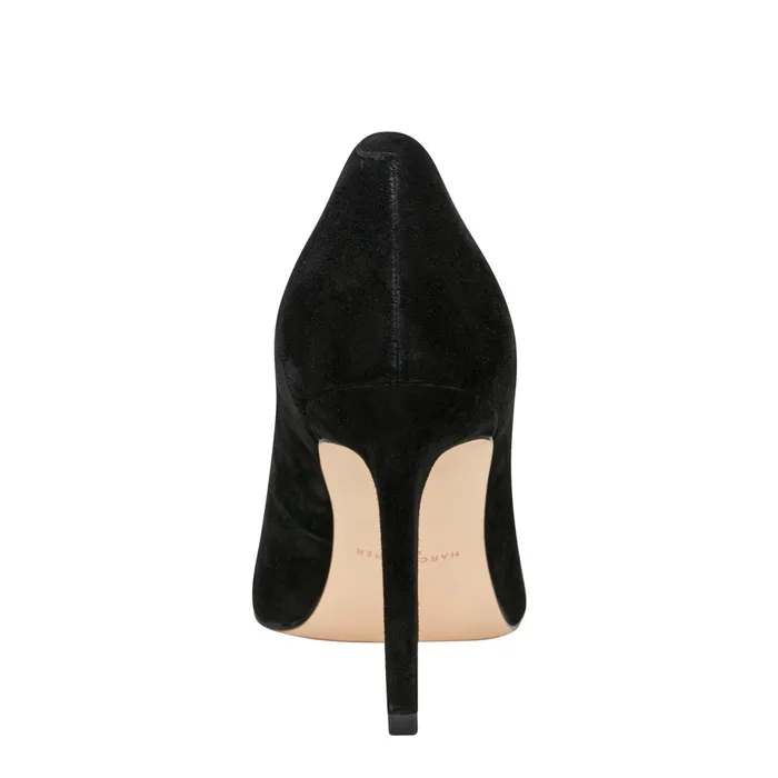 Women Olivy Pump Black Suede Marc Fisher Heels and Pumps