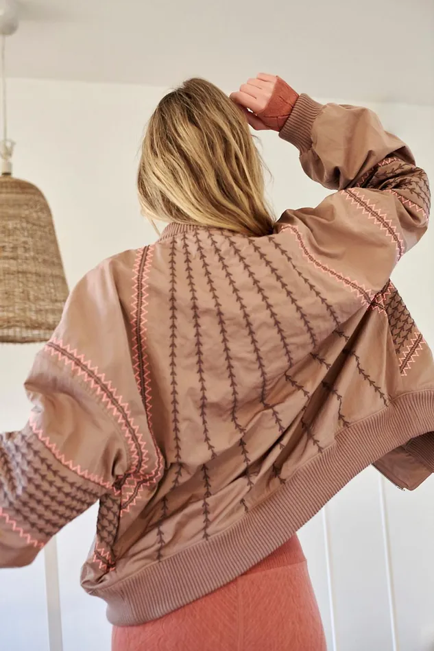 Women Outerwear Free People Bird039s Eye View Jacket Doe Skin