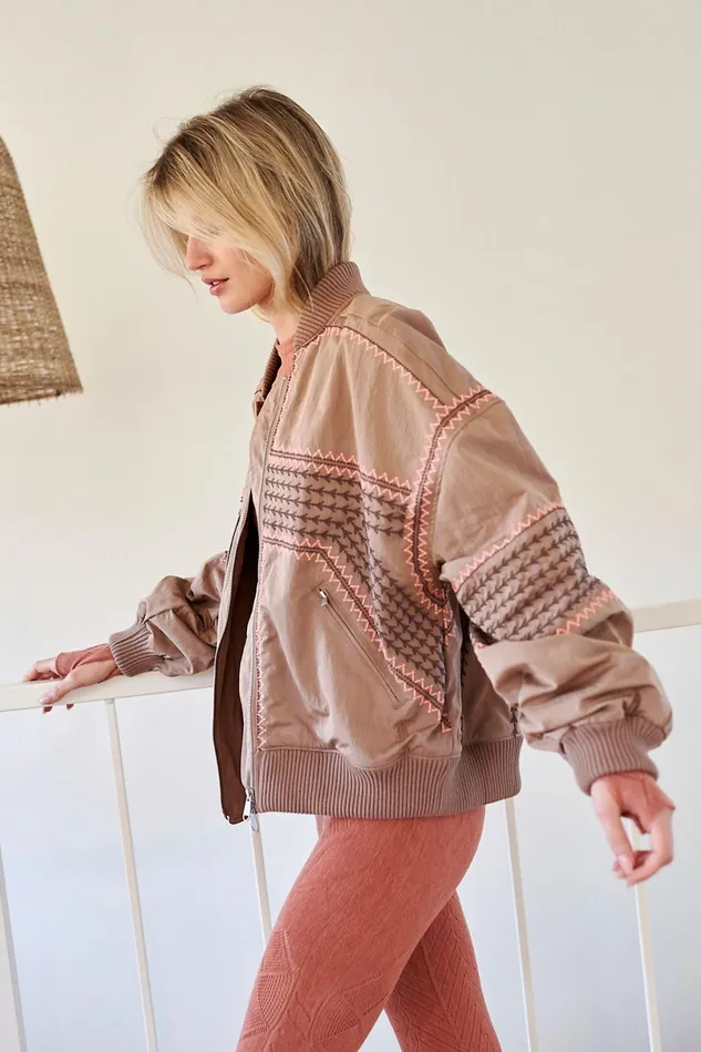 Women Outerwear Free People Bird039s Eye View Jacket Doe Skin