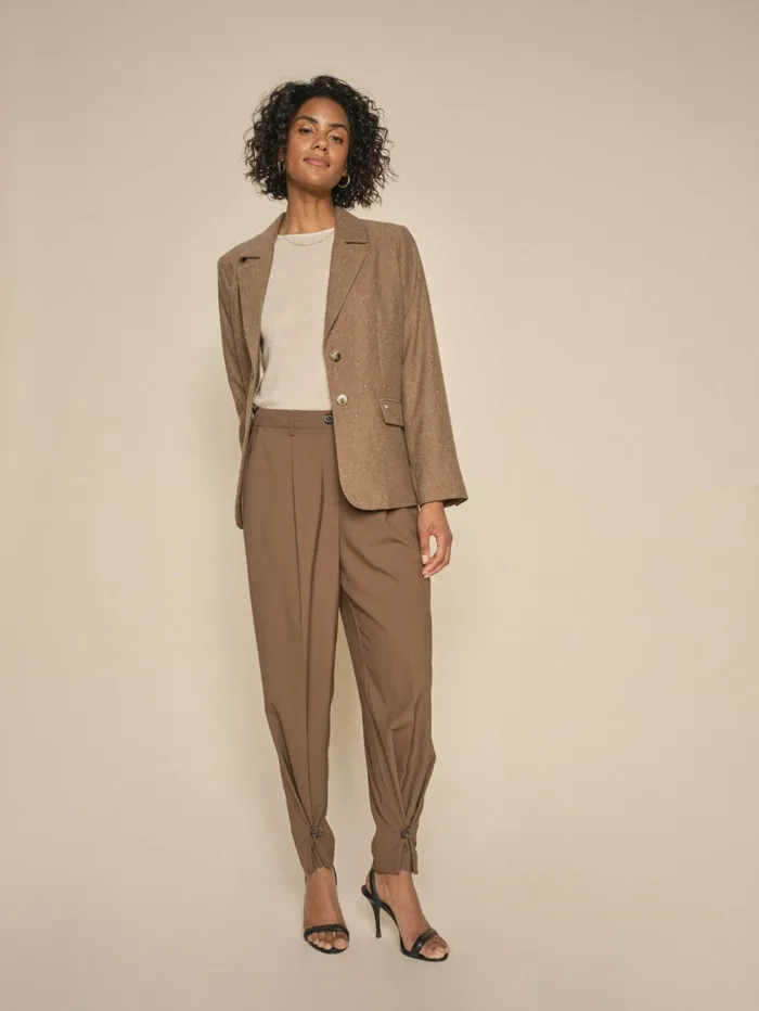 Women Pants MOS MOSH MMPetra Roy Pant Rain Drum